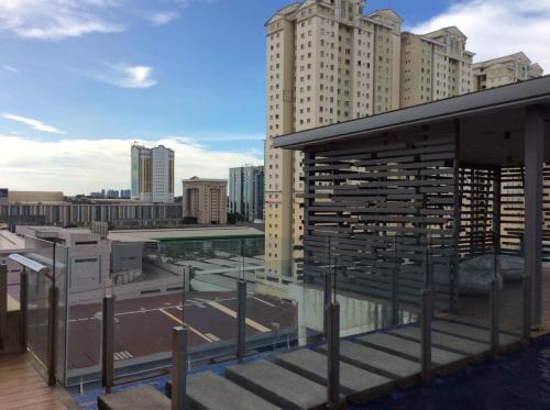 a view from the roof of a building at USJ One home stay in Subang Jaya