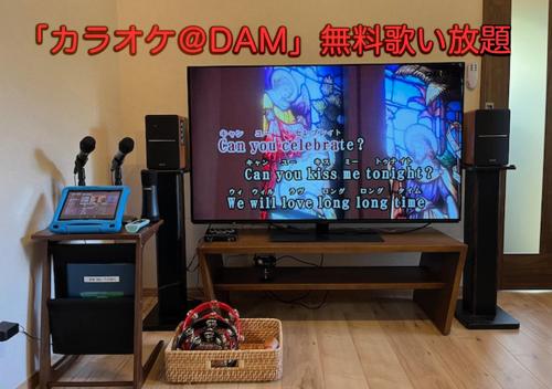 TV a/nebo společenská místnost v ubytování Kitakaruizawa Isshoan ~北軽井沢 一菖庵~