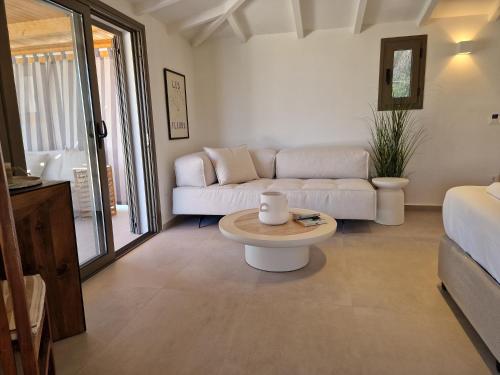 Χώρος καθιστικού στο Sunny Villas