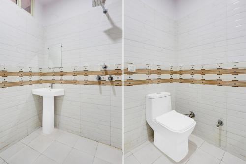 Ένα μπάνιο στο Hotel O Shri Bankey Bihari Hotel