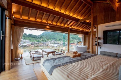 Postel nebo postele na pokoji v ubytování Wojia我家