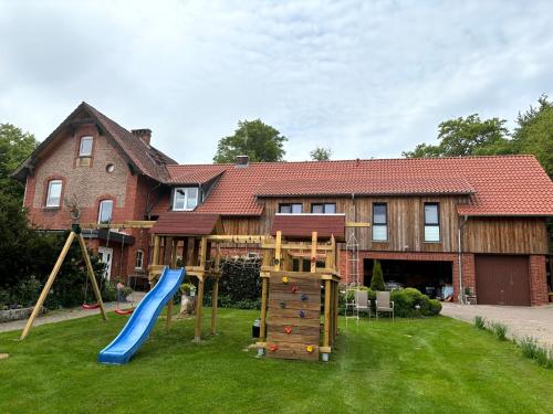 Herní místnost nebo prostor pro děti v ubytování Alte Försterei Goldbeck