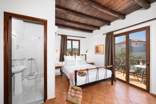 Kúpeľňa v ubytovaní Villa Tzina