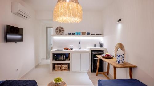 Dapur atau dapur kecil di Ico Santorini