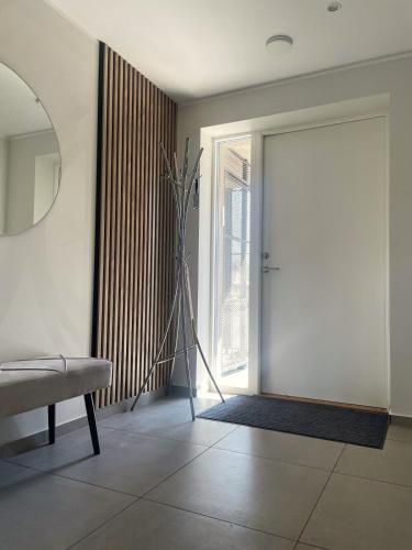Ένα ή περισσότερα κρεβάτια σε δωμάτιο στο Metsa Holiday Home