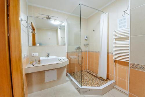 Koupelna v ubytování Villa Arus