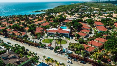 an aerial view of a resort with the ocean at Sonesta Hotels & Resorts Livingstone Curacao in Willemstad
