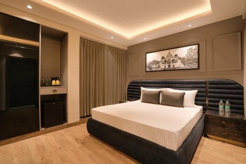 Lemon Tree Hotel, Anjuna, Goaにあるベッド