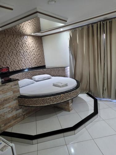 Katil atau katil-katil dalam bilik di Hotel master blue