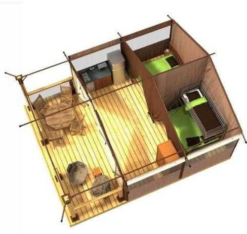 Un balcón o terraza en Camping 3 étoiles - Piscine - ccbbbf0