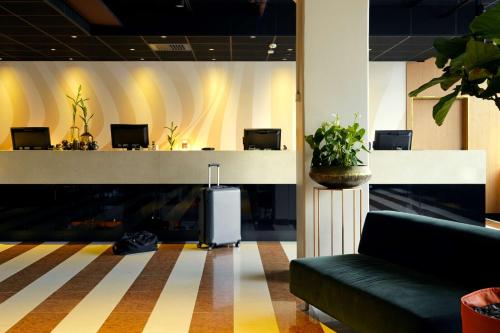 an office with a lobby with a waiting room at Scandic Europa in Gothenburg