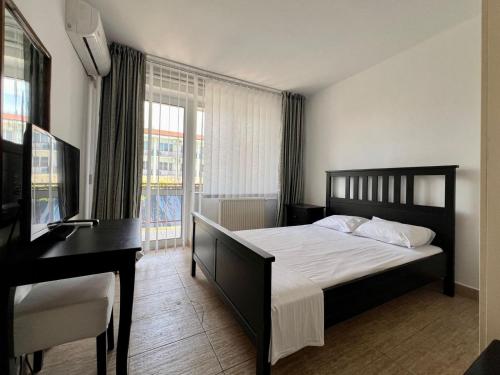 Postel nebo postele na pokoji v ubytování Hostel Bistrița