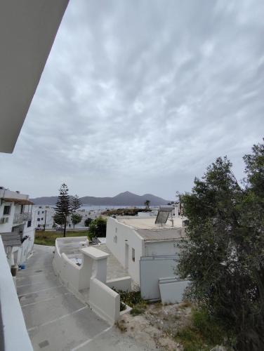 a view from the roof of a house at suite diminutif l in Adamas