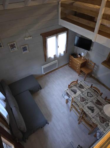 Posezení v ubytování Chalet - Piscine - ccbbeag
