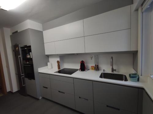 Η κουζίνα ή μικρή κουζίνα στο Apartamento en Rianxo La Morenita