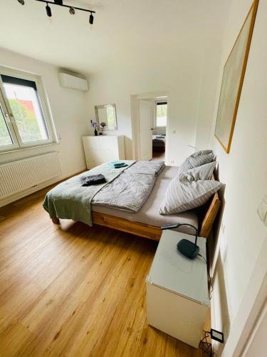 Villa in Vienna in perfect Situaton near VIC and Donau Park with Pool and private Garden sleeps 4 with 2 bedrooms, kitchen and livingroom and bath and private parking