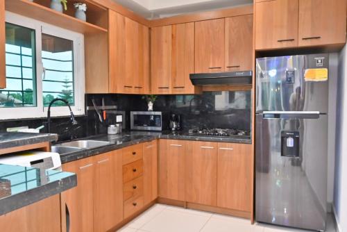 Kuchyň nebo kuchyňský kout v ubytování Casa con jacuzzi