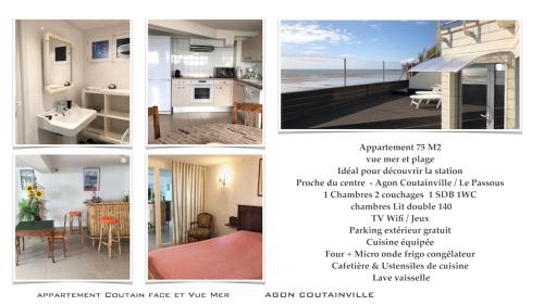 Appartement Coutain face Mer