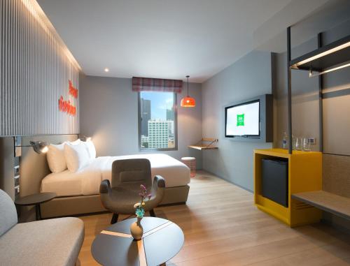 Μια τηλεόραση ή/και κέντρο ψυχαγωγίας στο ibis Styles Bangkok Sukhumvit 4
