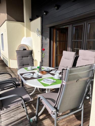 Posezení v ubytování Ferienhaus Vordergrub