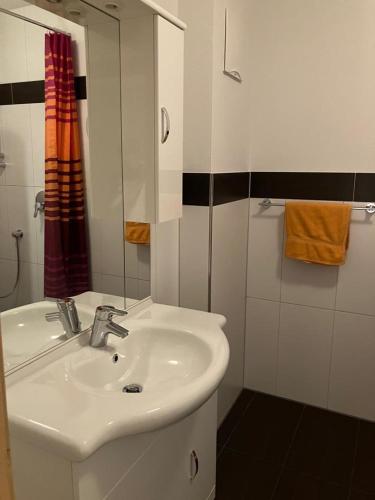 Koupelna v ubytování Ferienhaus Vordergrub