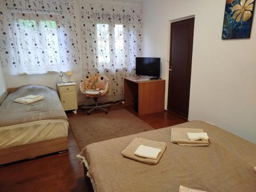 Postel nebo postele na pokoji v ubytování Central Victoriei Guesthouse