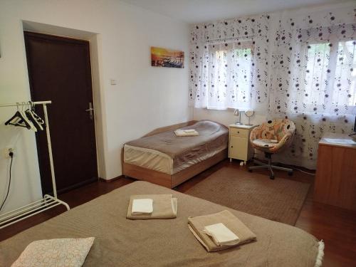Postel nebo postele na pokoji v ubytování Central Victoriei Guesthouse
