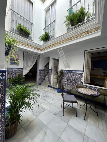 Un patio en La Alameda