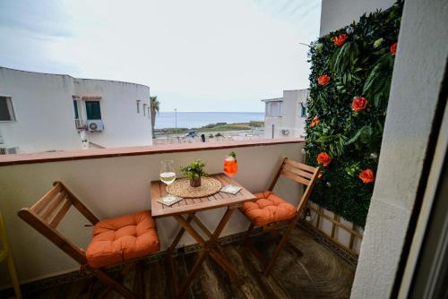 Balkón nebo terasa v ubytování Isula SeaView Apartments
