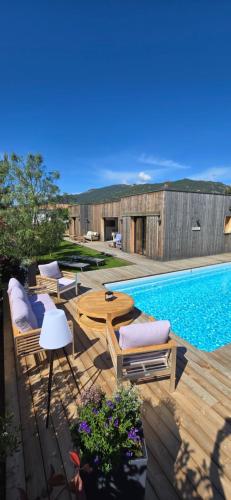 Casa di Leccia, Superbe Villa à proximité immédiate des plages, piscine privée