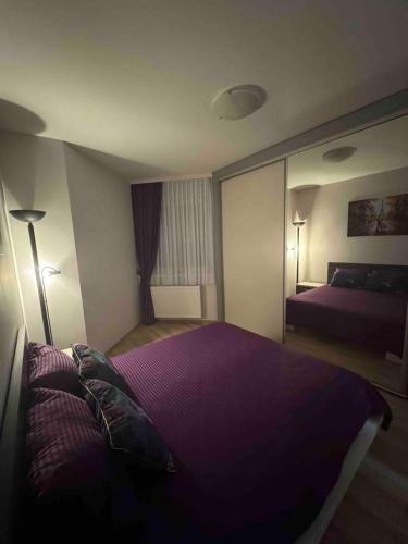 Postel nebo postele na pokoji v ubytování Jokica apartmani