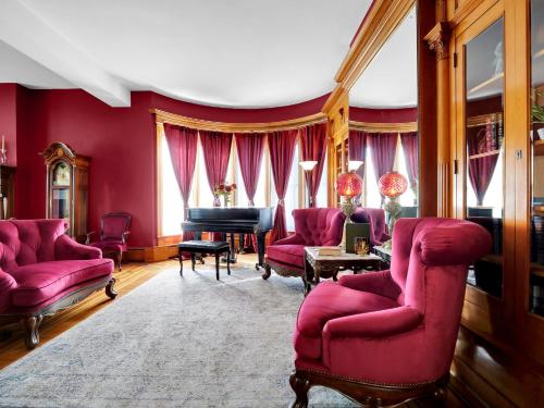 Zona de estar de Old Library Inn