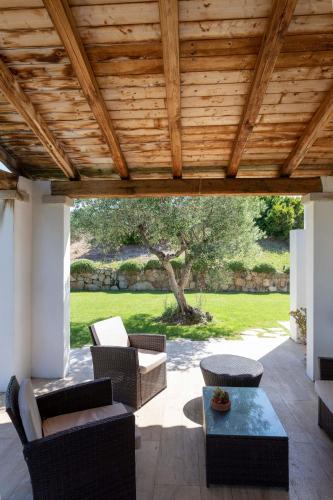 Χώρος καθιστικού στο VILLA ALBA Esclusiva Villa con Piscina a Sfioro e Vista Mozzafiato sul Mare