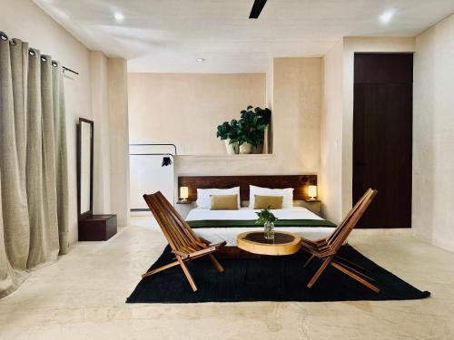 Posezení v ubytování Hotel Casa Nudo, Mérida