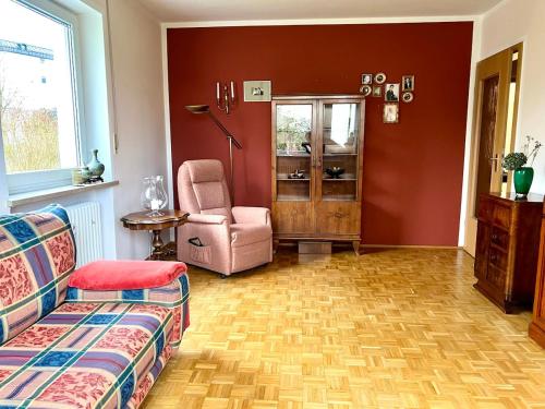 Χώρος καθιστικού στο Charming Burgfrieden for 2