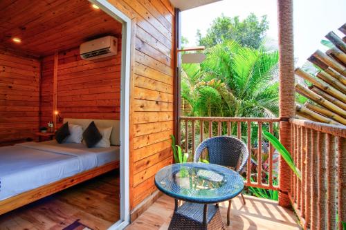Balkoni atau teres di The Lazy Cabanas