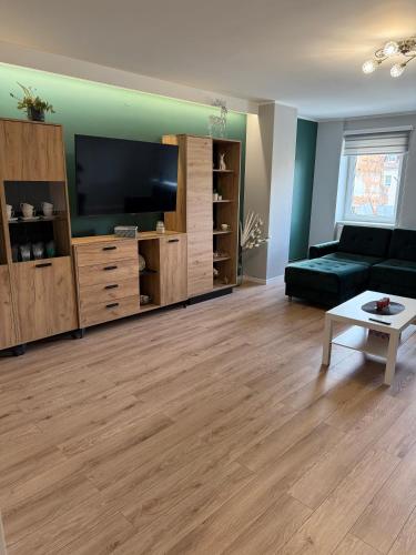 Μια τηλεόραση ή/και κέντρο ψυχαγωγίας στο Apartament 11 na 10