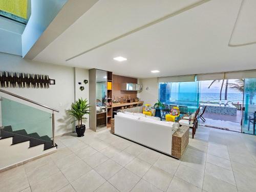 Posezení v ubytování Casa Completa na Beira-Mar de Tamandaré - Praia dos Carneiros