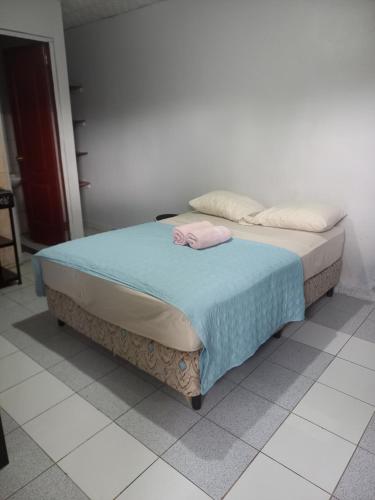 Un ou plusieurs lits dans un hébergement de l'établissement Apartahotel los cactus