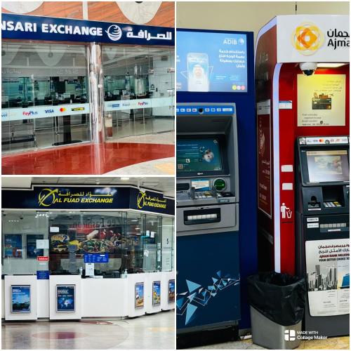 three pictures of a gas machine in a store at BEST PLACE HOLIDAY HOME ii FREE PARKING in Ajman 
