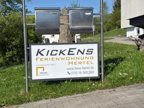 Certifikát, hodnocení, plakát nebo jiný dokument vystavený v ubytování KickEns