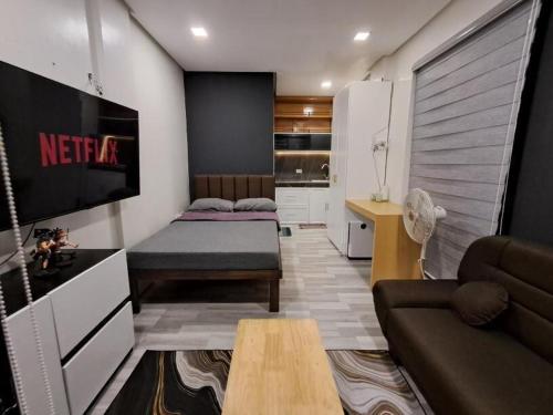 Kuchyň nebo kuchyňský kout v ubytování The Hive Staycation