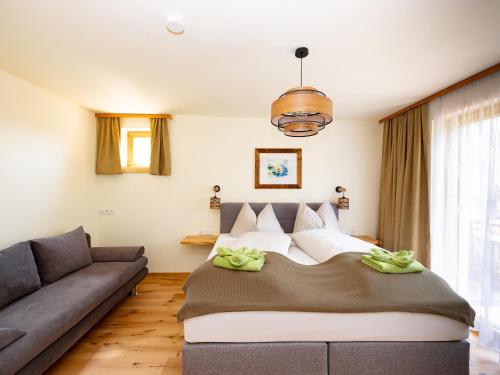 Postel nebo postele na pokoji v ubytování Landhaus Königsreiner