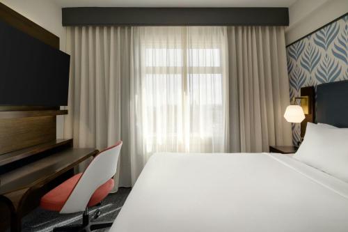 Ένα ή περισσότερα κρεβάτια σε δωμάτιο στο Courtyard by Marriott San Francisco Union Square