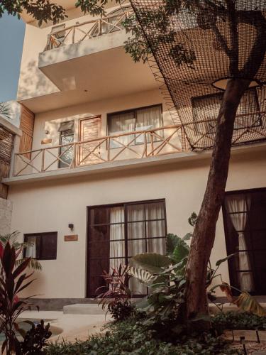Μπαλκόνι ή βεράντα στο Casa Kobaab Tulum