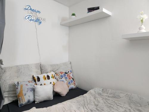 Кровать или кровати в номере Kramare Apartments