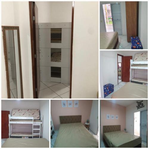 Una cama o camas en una habitación de Apê no Recanto do Vovô