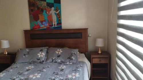 Una cama o camas en una habitación de Gasset Apartments Flores Provi