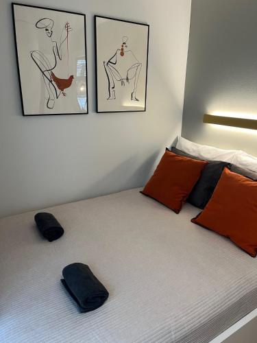 Ένα ή περισσότερα κρεβάτια σε δωμάτιο στο New Apartment in Kadriorg, Tallinn City Centre