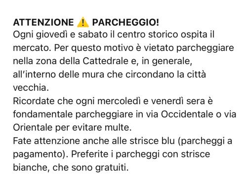 a screenshot of a cell phone screen with a text box at Casa Glow Isernia - privacy, wi-fi, colazione in Isernia